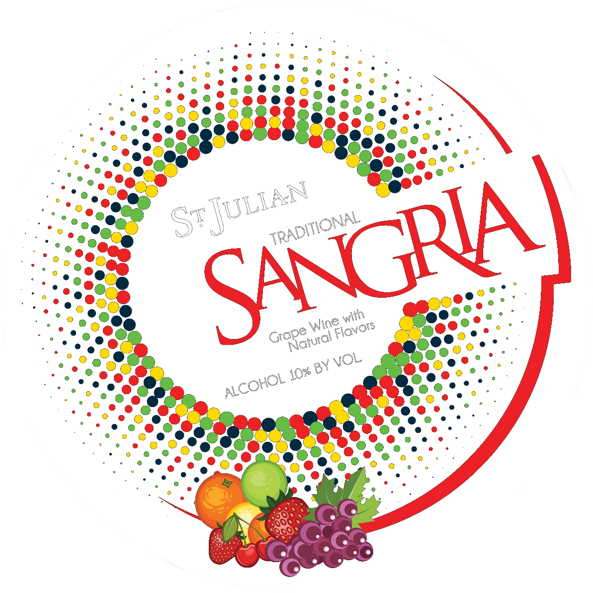 Sangria Logo Png - Circle Clipart (1383x1358), Png Download