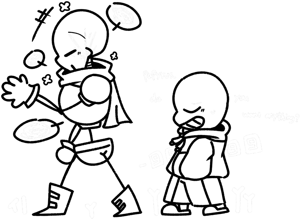 #undertale #sans #papyrus ∠) Pic - Cartoon Clipart (1200x900), Png Download