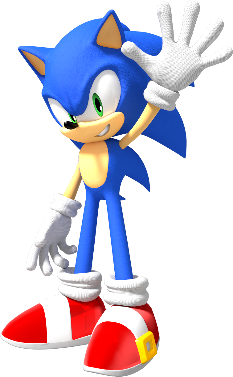 Sonic The Hedgehog Png Pack - Cartoon Clipart (756x1221), Png Download