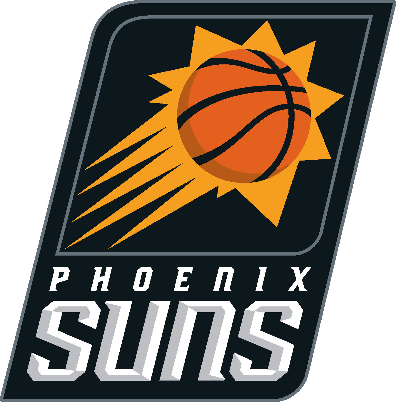 Phoenix Suns Logo - Phoenix Suns Logo Png Clipart (1347x1367), Png Download