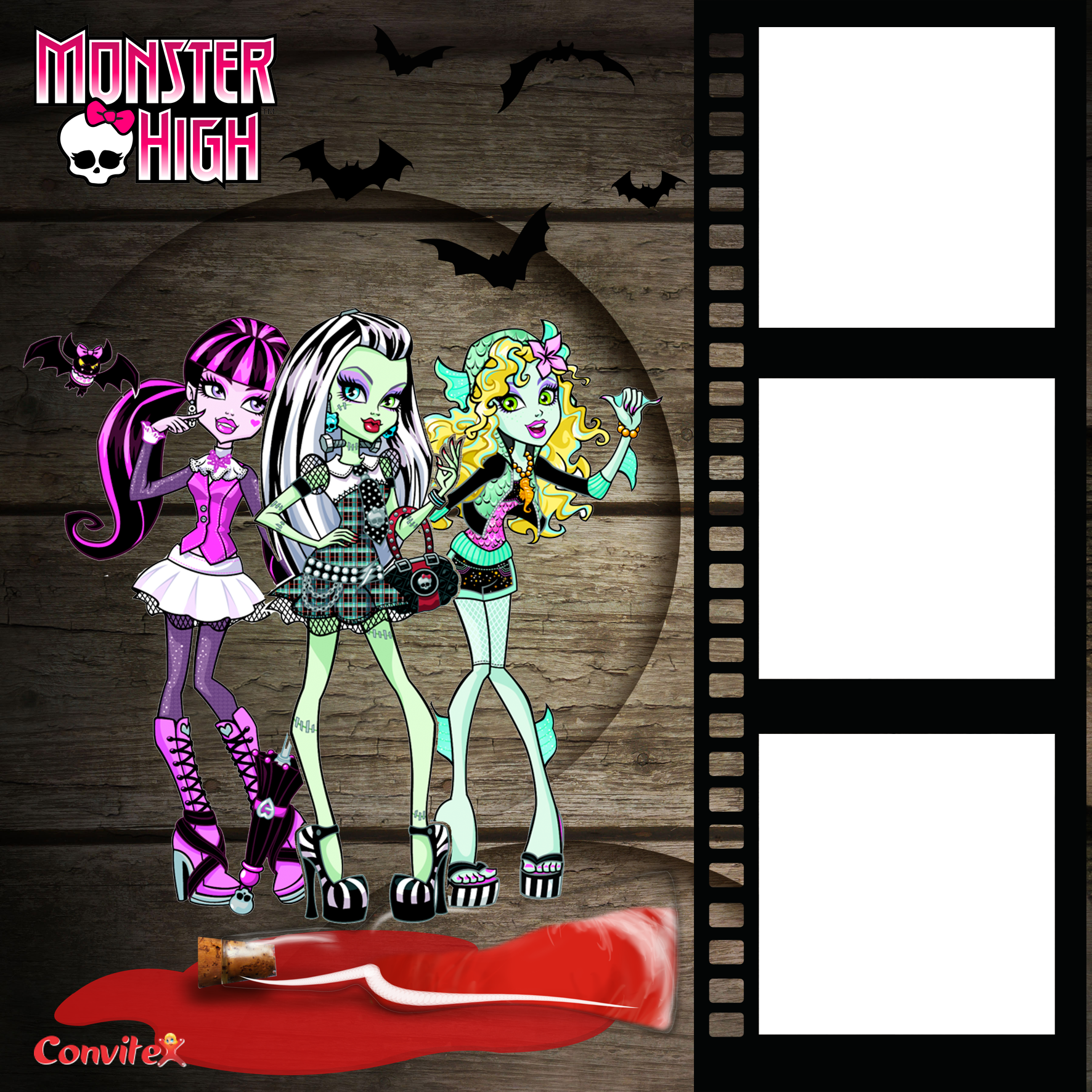 Molduras Para Fotos Monster High Clipart (1772x1772), Png Download