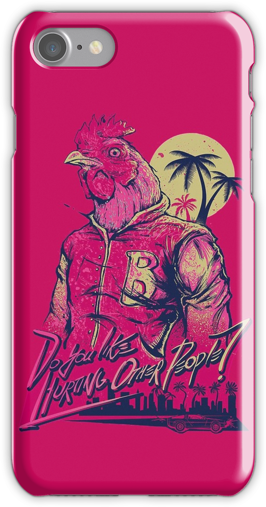 Hotline Miami Richard Iphone 7 Snap Case - You Like Hurting Other People's Clipart (750x1000), Png Download