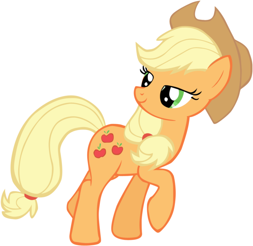 Mlp Applejack Vector , Png Download - My Little Pony Apple Eye Clipart (883x858), Png Download