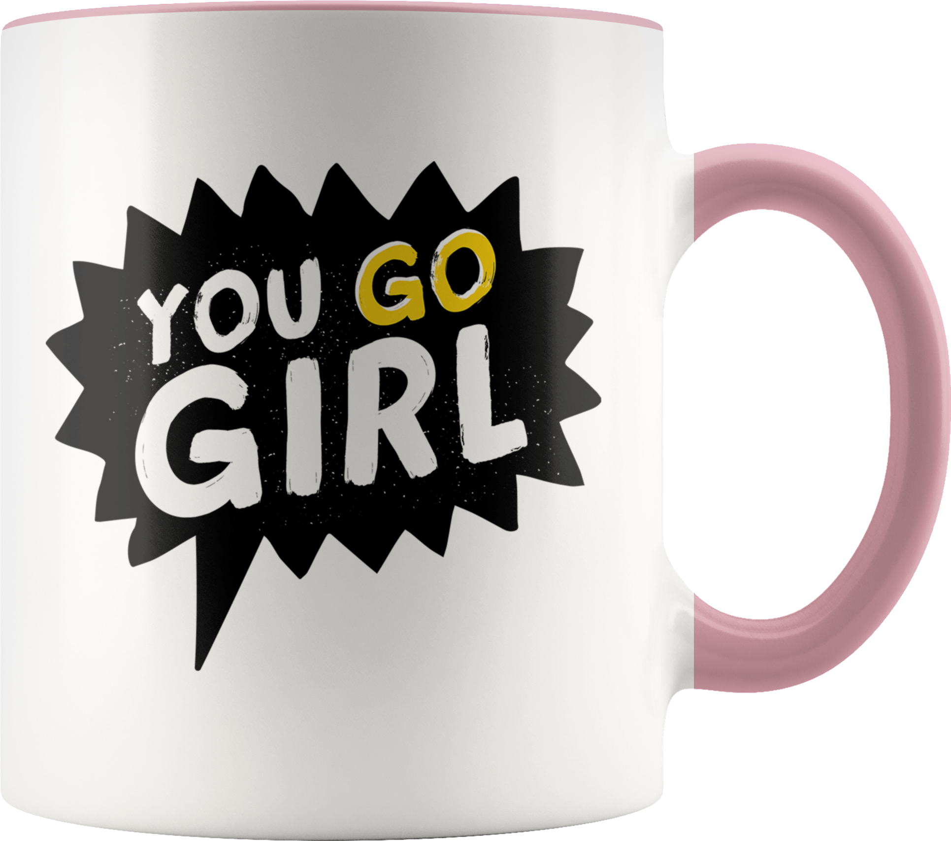 Girl Power Coffee Mug - Beer Stein Clipart (2000x2000), Png Download