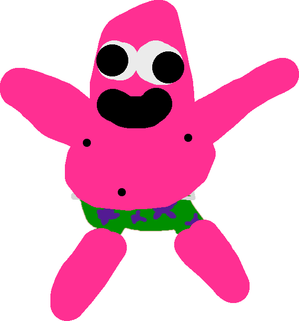 Ptrick - Drawing Copy - Cartoon Clipart (599x643), Png Download