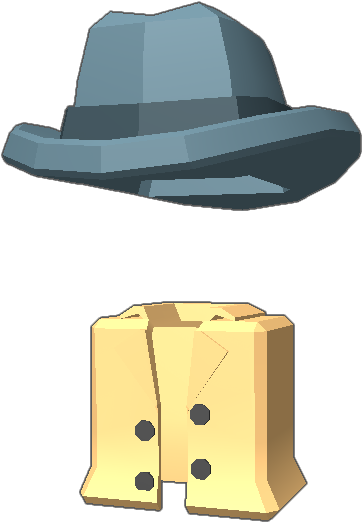 Dress Up Your Blockster As The Fallout 4 Synth Prototype, - Cowboy Hat Clipart (768x768), Png Download