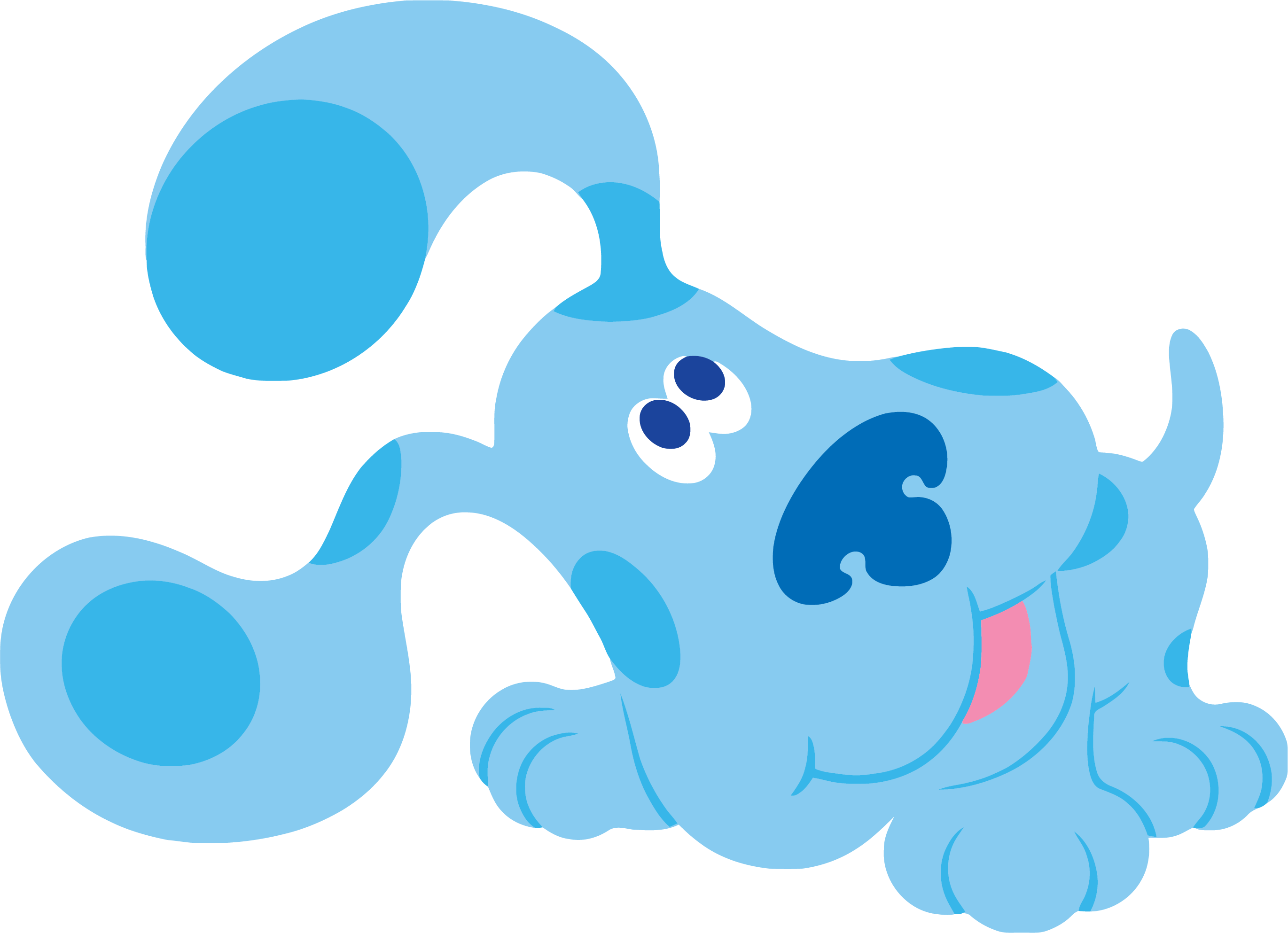 Blues Clues Png - Blues Clues Clipart Transparent Png (2741x1986), Png Download