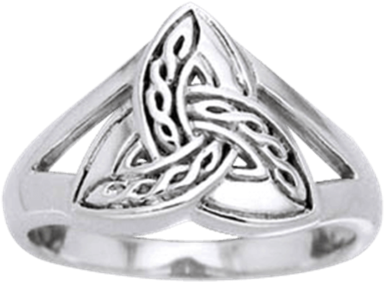 Triquetra Ring - Pre-engagement Ring Clipart (555x555), Png Download