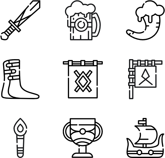 Thor Vector Viking Hammer Clipart (600x564), Png Download