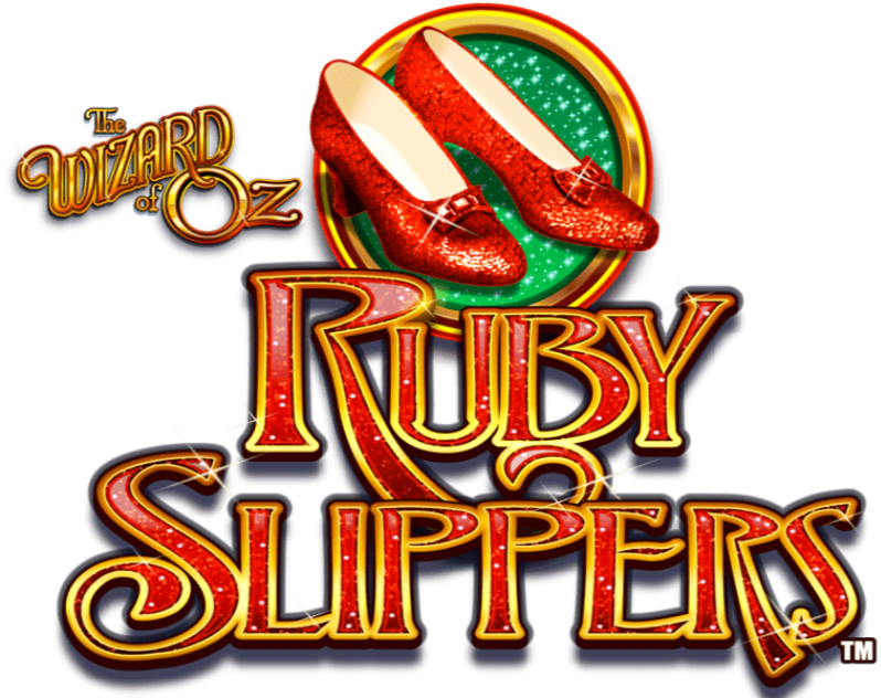 Game Logo The Wizard Of Oz - Wizard Of Oz Ruby Slippers Slot Clipart (798x632), Png Download