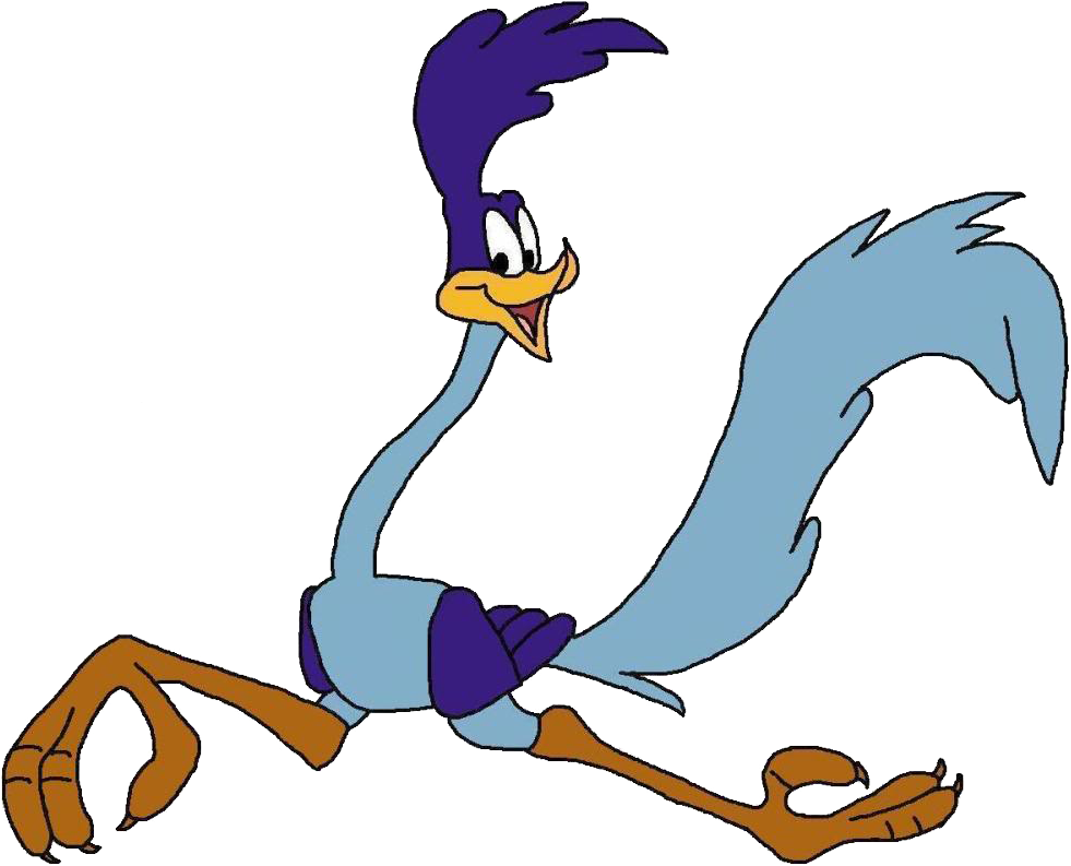 Banner Stock Road Runner Cartoon Com - Roadrunner Clipart - Png Download (981x793), Png Download