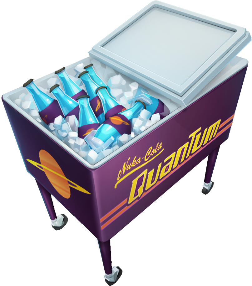 Falloutverified Account - Fallout Shelter Nuka Cola Quantum Create Clipart (1099x1006), Png Download