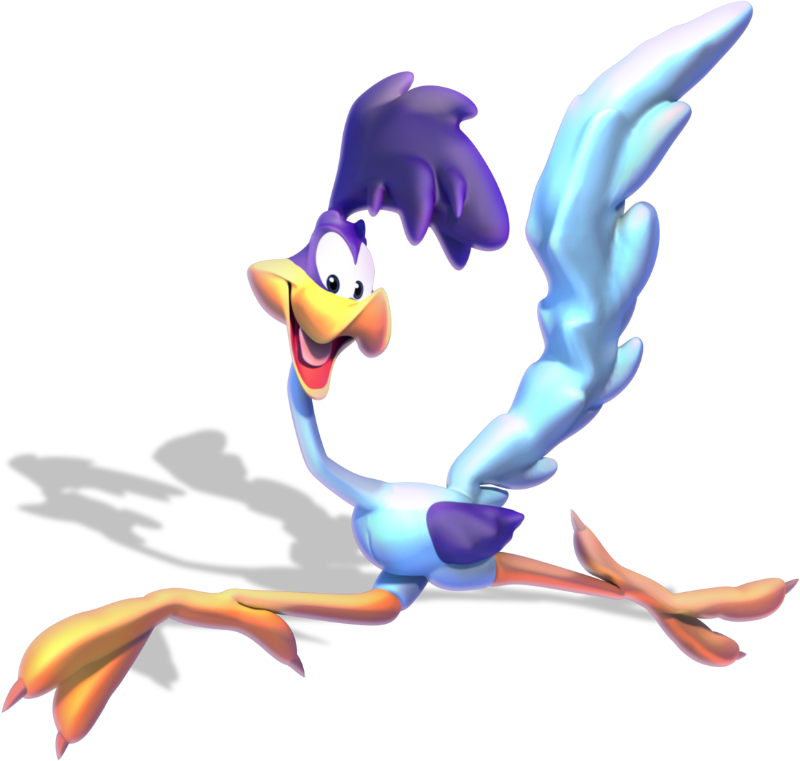 A Model Of Road Runner From The Looney Tunes - Cartoon Clipart (1280x1128), Png Download