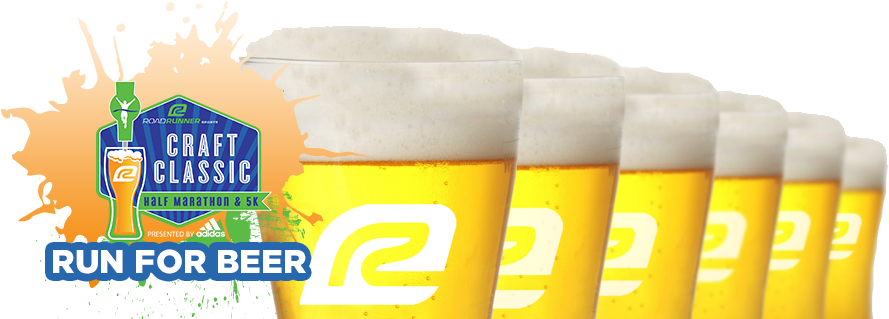 Road Runner Sports Craft Classic Run For Beer Logo - Lager Clipart (970x318), Png Download