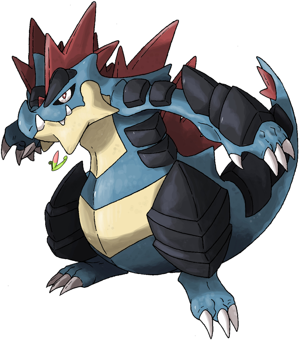 Pokemon Mega Feraligatr Clipart (1063x1200), Png Download