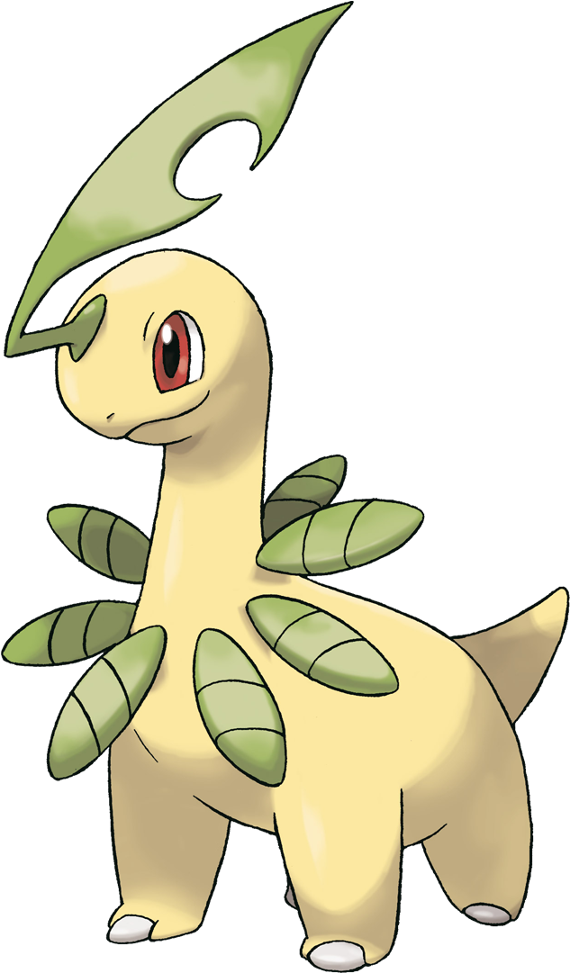 Bayleef - Grass Type Pokemon Drawing Clipart (632x1080), Png Download