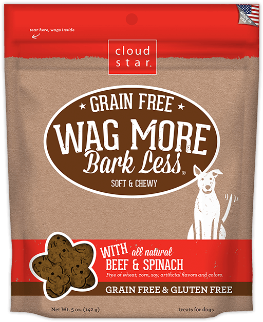 Cloud Star Wag More Bark Less Soft And Chewy Grain - Cloudstar Dog Treats Grain Free Clipart (650x650), Png Download