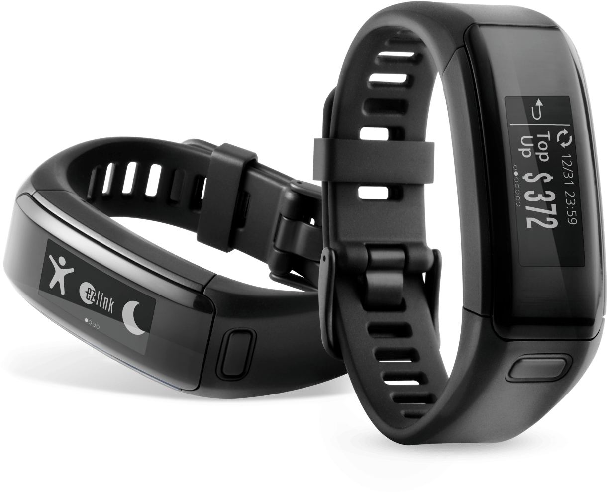 New Garmin Ez Link Fitness Trackers - Ez Link Wearable Clipart (2000x1333), Png Download