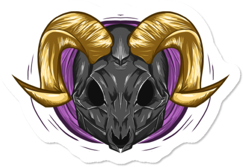 The Ram $3 - Skull Clipart (650x650), Png Download
