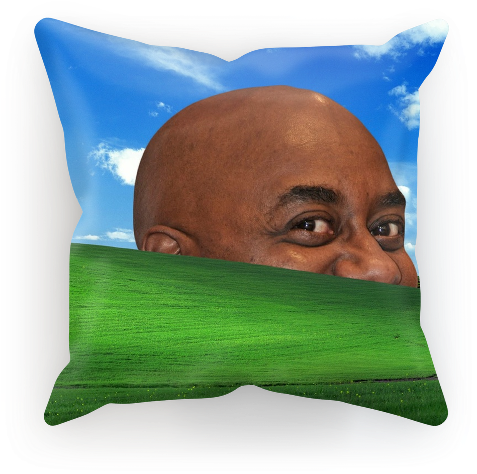 Ainsley Harriott Windows Xp Meme ﻿sublimation Cushion - Ainsley Harriott Memes Clipart (949x944), Png Download