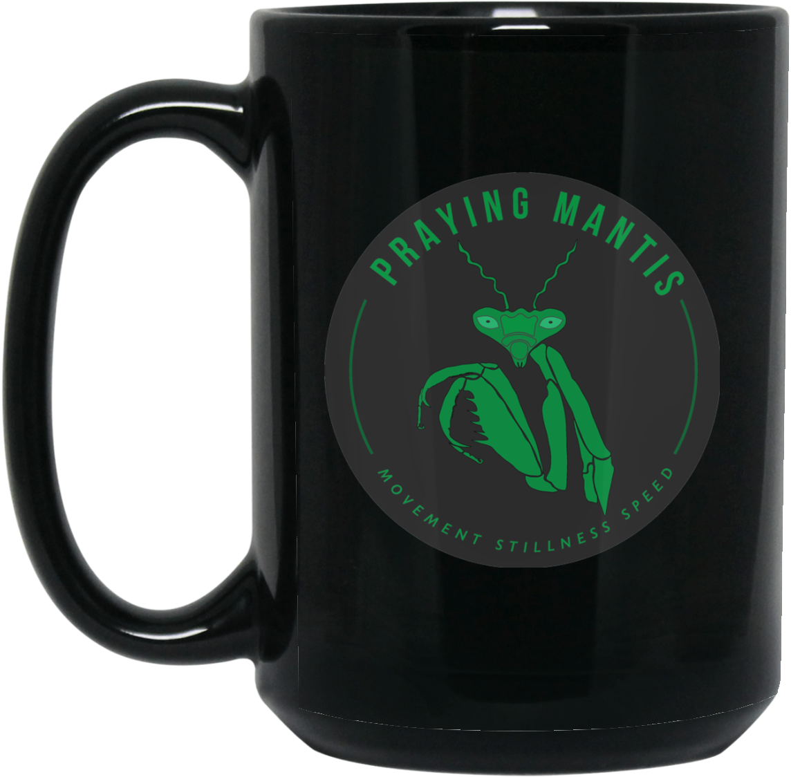 Praying Mantis 15 Oz - Mug Clipart (1144x1124), Png Download