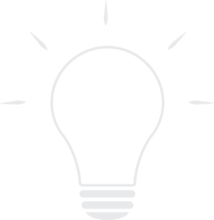 Black And White Lightbulb Icon Png Download - Red And White Clipart (701x723), Png Download