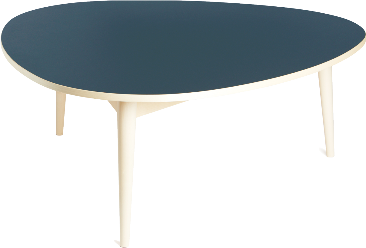 Three-round Table, Low Model 1949/1950 Smoky Blue - Coffee Table Clipart (1300x881), Png Download