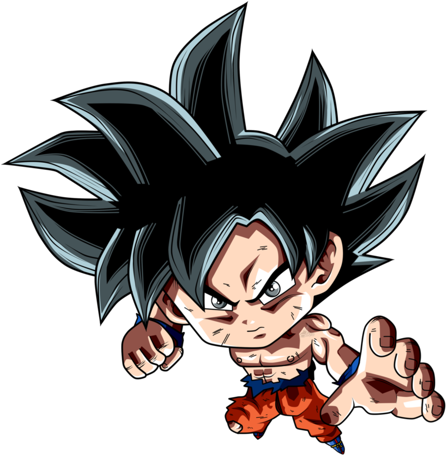 Goku Chibi Png - Goku Migatte No Gokui Chibi Clipart (877x894), Png Download