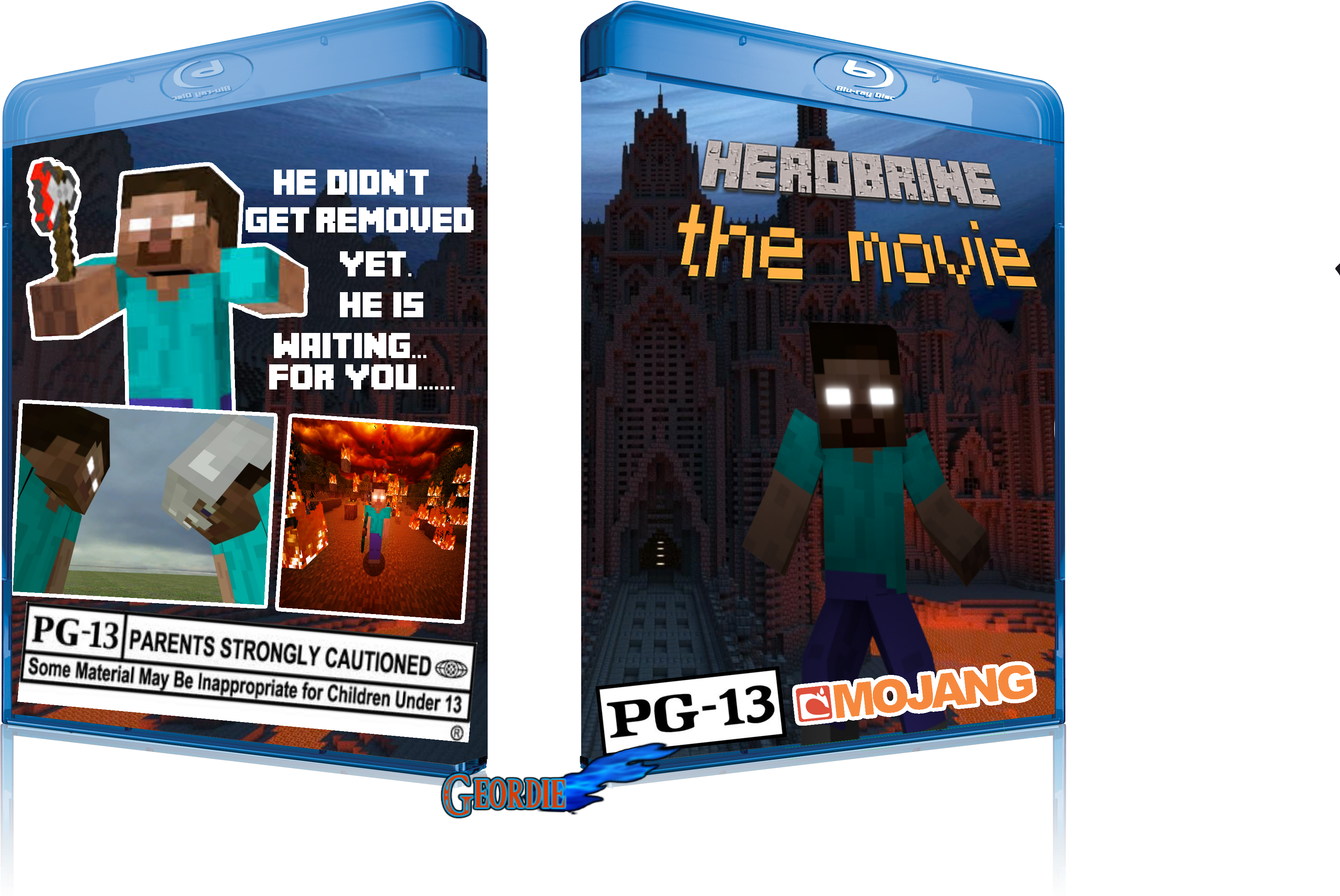 Comments - Minecraft Herobrine Minecraft Film Clipart (4134x2362), Png Download