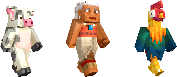 Also Arriving On New Versions Of Minecraft And Nintendo - Minecraft Moana Skin Pack Clipart (748x421), Png Download