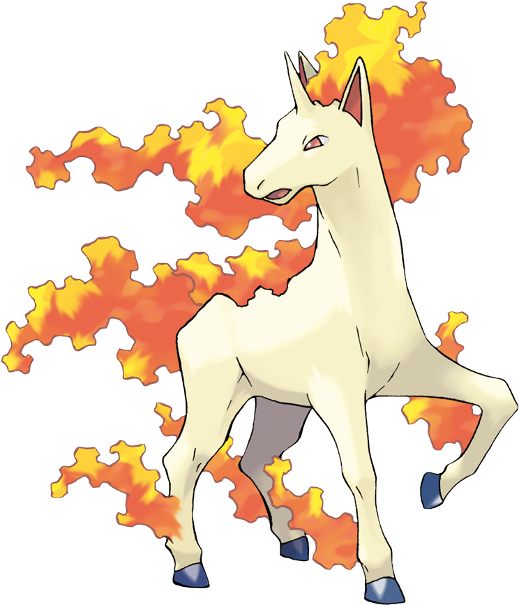 Rapidash - Pokemon Rapidash Clipart (866x866), Png Download