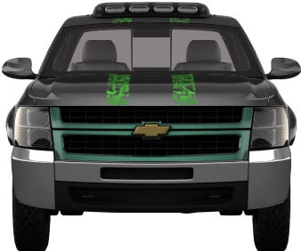 Chevrolet Silverado Dually Crew Cab'07 By Herobrine - Kia Sportage Размеры Clipart (1004x373), Png Download