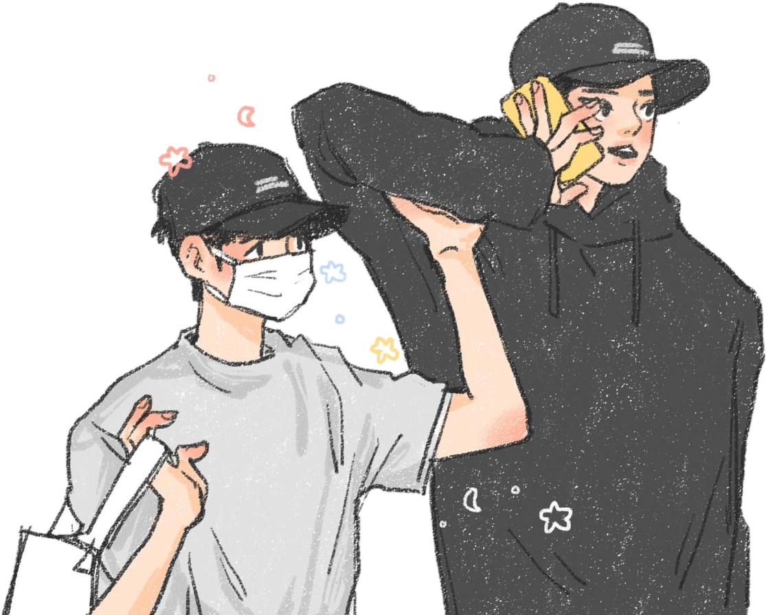 Chanbaek Png Fanart ♡ - Chanbaek Png Clipart (1280x1050), Png Download