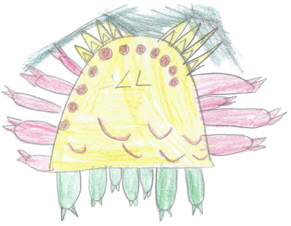 Png - 889 Ko - Child Art Clipart (940x740), Png Download