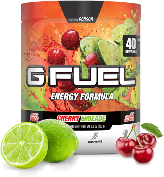Cherry Limeade Gfuel Clipart (640x640), Png Download