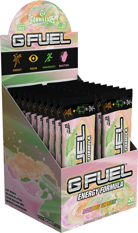 Rainbow Sherbet G Fuel - Rainbow Sherbet Gfuel Clipart (1024x1024), Png Download