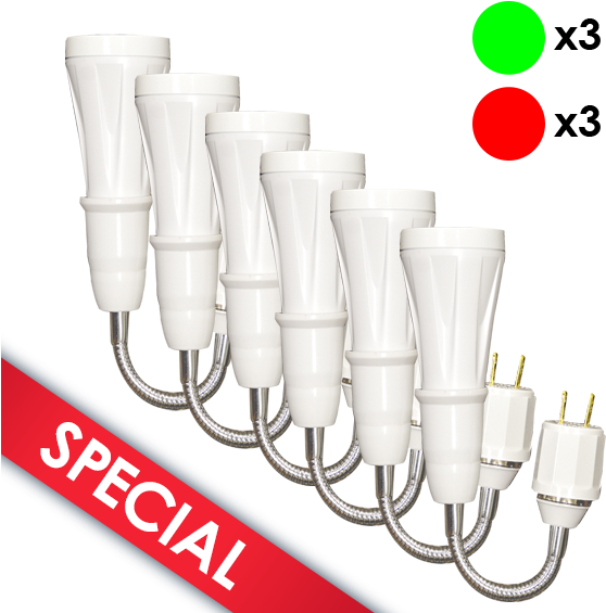 Blisslights Instant Bliss Bundle 6 Pack - Blisslights Blissbulb Laser Bulb Decorative Accent Clipart (600x600), Png Download