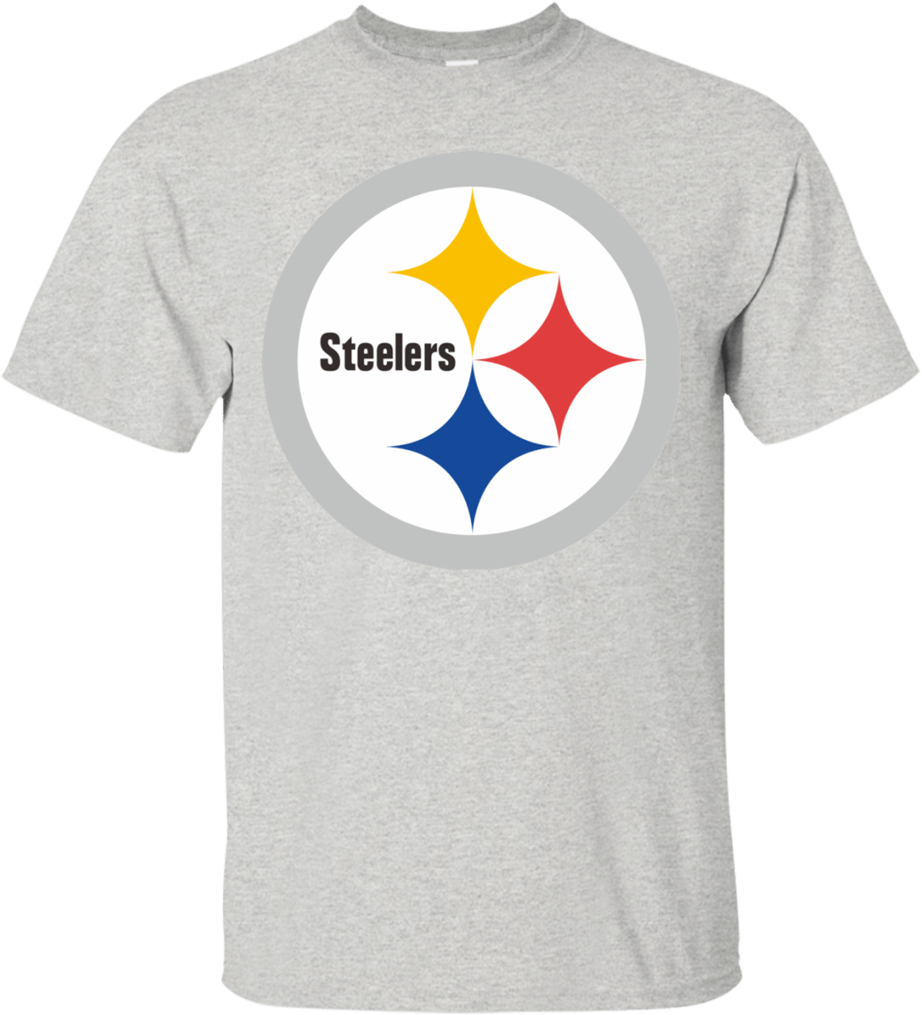 Pittsburgh Steelers Logo Football Men's T-shirt - Logos And Uniforms Of The Pittsburgh Steelers Clipart (1155x1155), Png Download