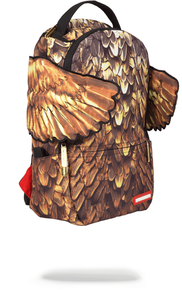 Lil Gold Wings - Sprayground Lil Gold Wings Clipart (960x1225), Png Download