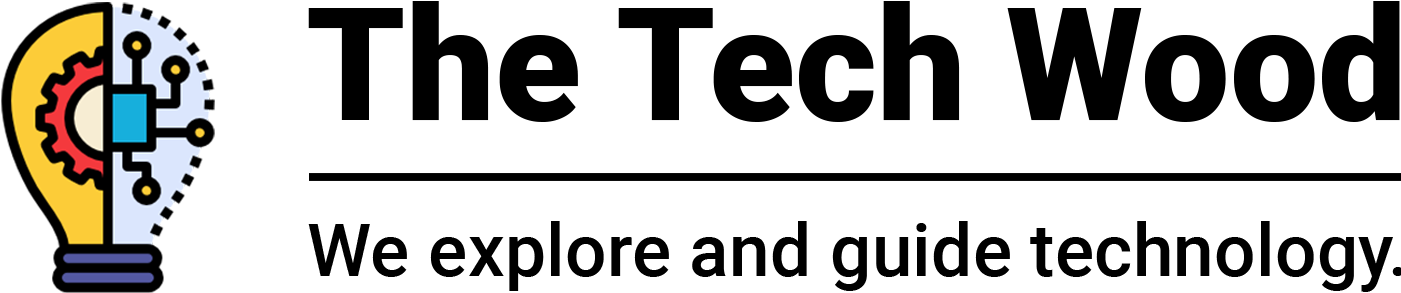 The Techwood - Black-and-white Clipart (1400x353), Png Download