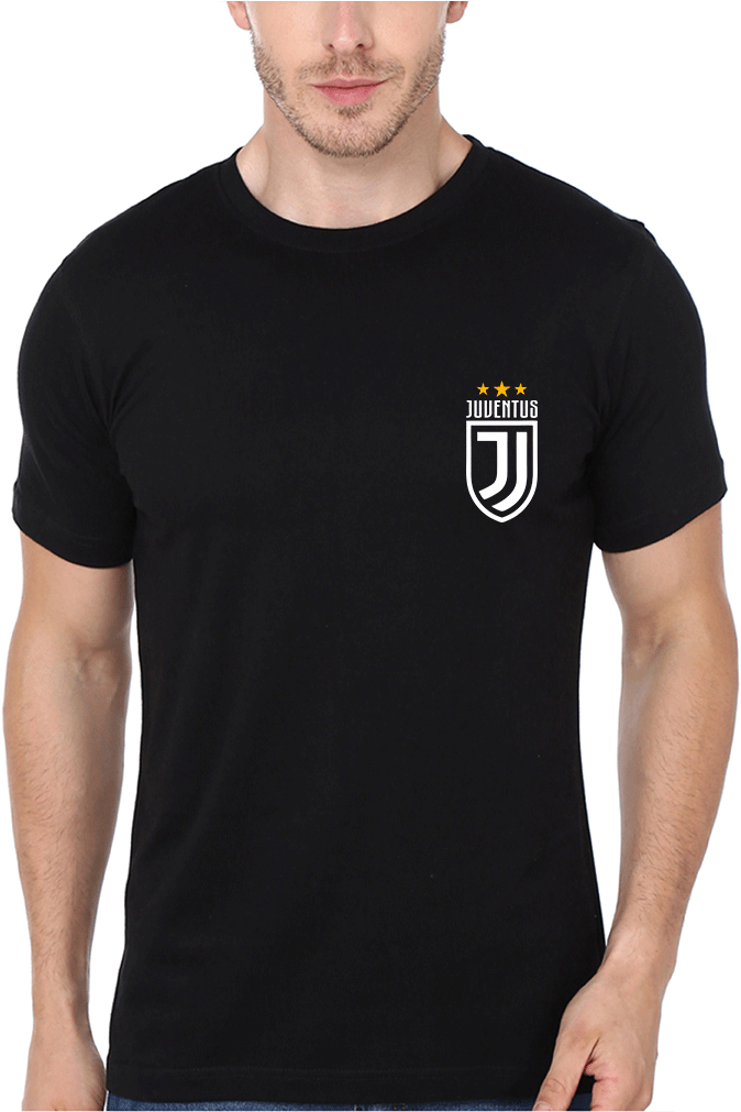 Juventus Logo Black Men T-shirt & Hoodie - King Are Born In March Clipart (674x1011), Png Download