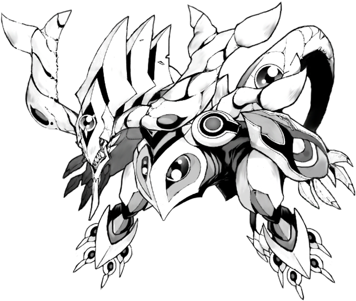 Download Clipart Royalty Free Stock Coloring Page Ultra - Odd Eyes Phantom Dragon - Png Download (696x588), Png Download