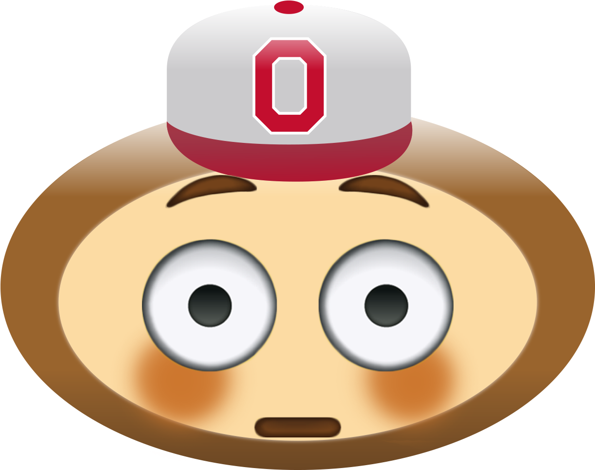 Brutus Emoji Buckeyes Football, Ohio State Football, - Crying Ohio State Buckeye Clipart (1500x1500), Png Download