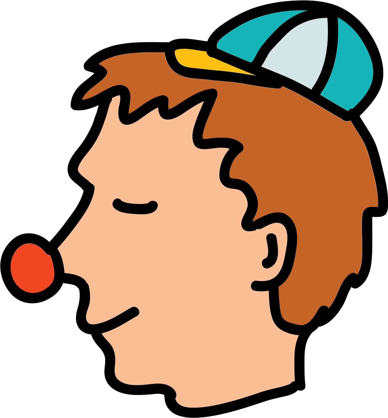 Birthday Icon Free Download - Clown Clipart (1600x1600), Png Download