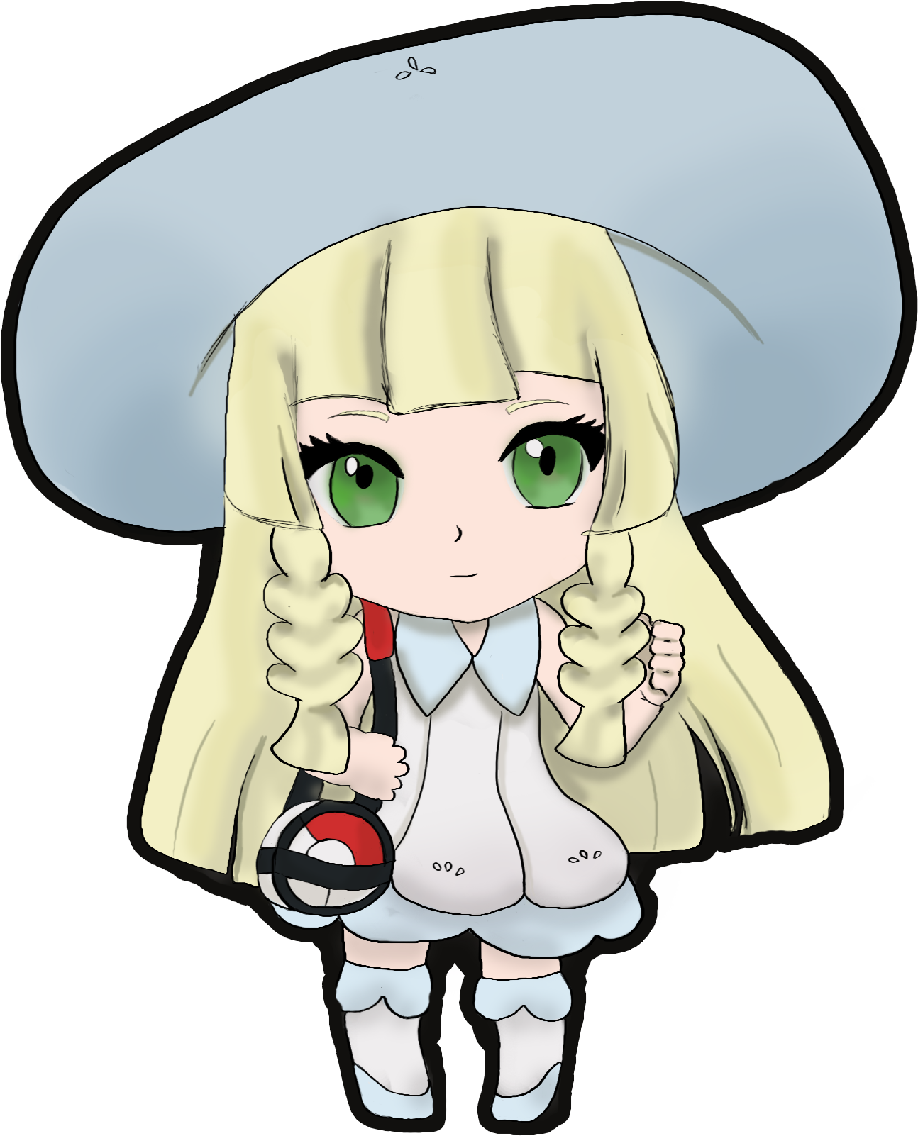 Lillie Chibi Project - Cartoon Clipart (1294x1602), Png Download