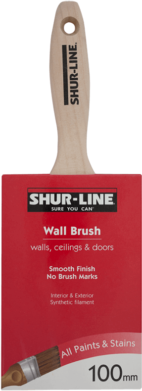 Shur-line Synthetic Wall Brush - Shur Line Clipart (600x900), Png Download