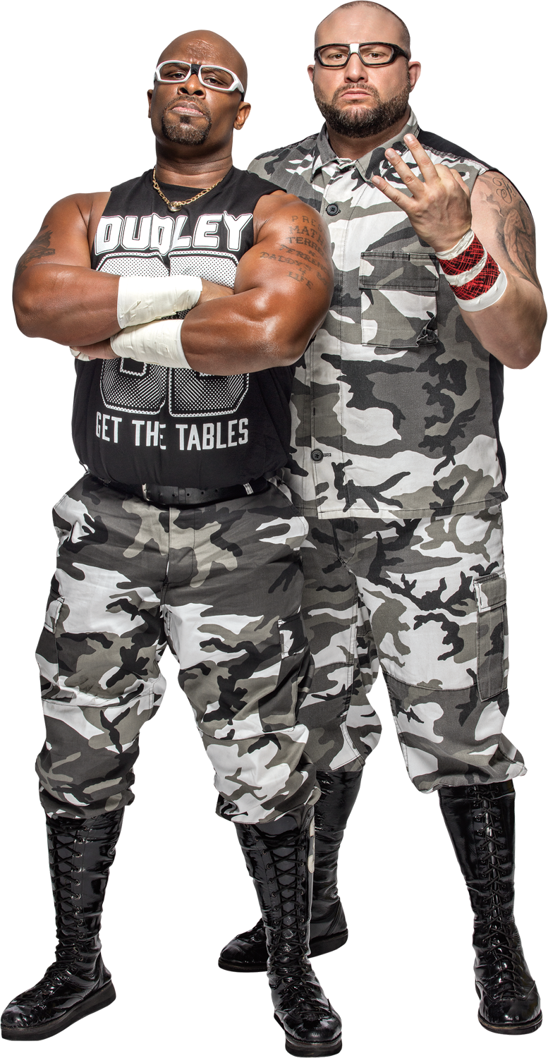 Dudley Boyz Raw Tag Team Champions Clipart (777x1500), Png Download