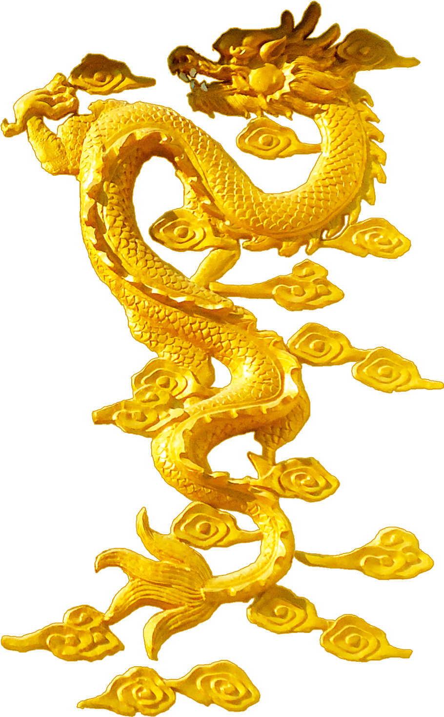 Chinese Transprent Png - Gold Chinese Dragon Png Clipart (1501x1501), Png Download