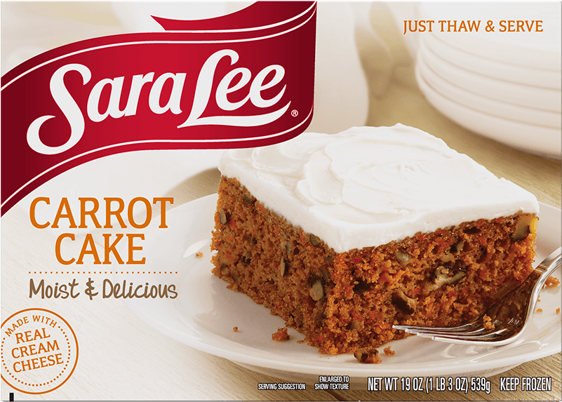 Carrot Cake Png - Sara Lee Clipart (800x800), Png Download