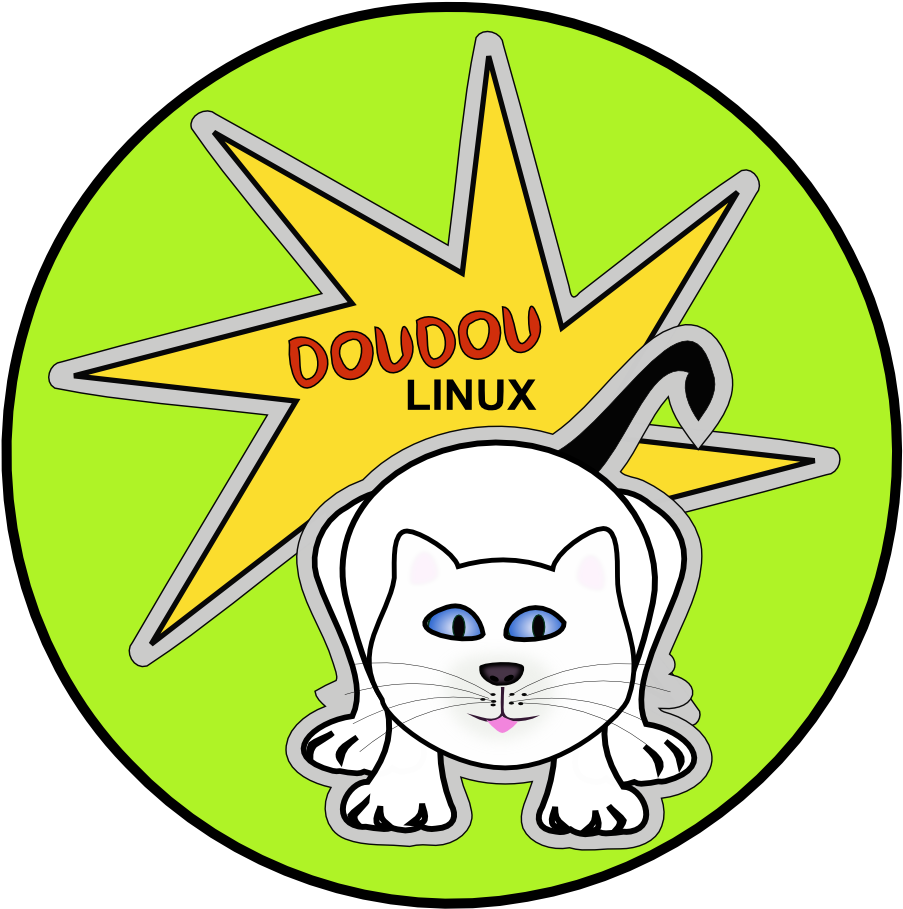 Geek Doudou Linux Logo Contest Black White Line Art - Cartoon Clipart (999x1000), Png Download